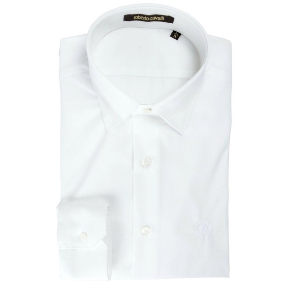 Roberto Cavalli Men's Slim Long Sleeve Dress Shirt